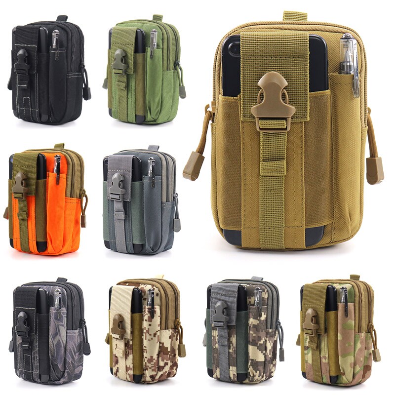 户外运动防水手机包战术腰包男款耐磨挂包收纳包工作干活通用小包