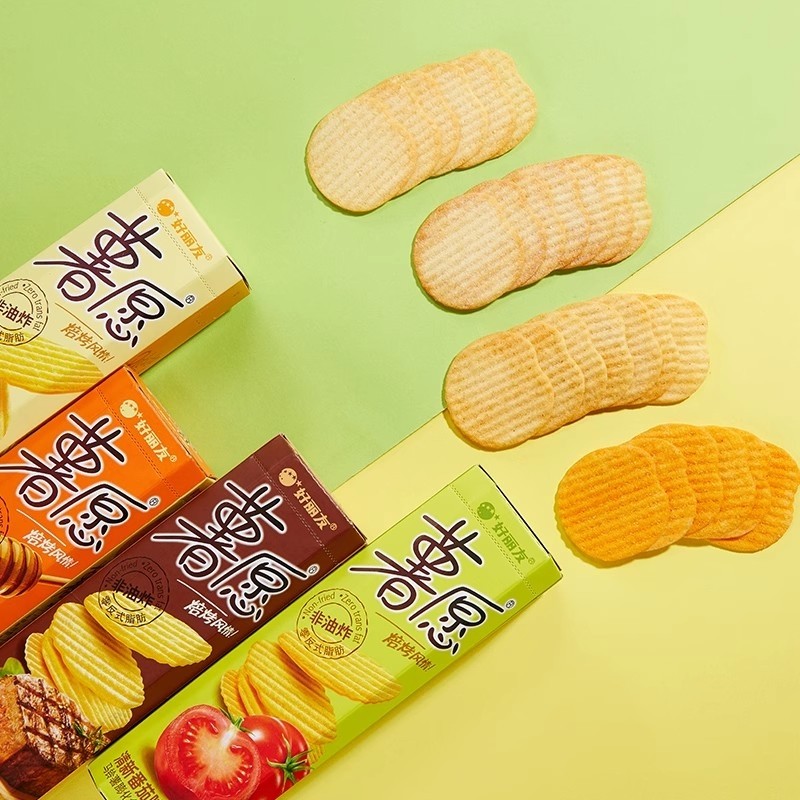 好丽友薯愿薯片多规格104g*5盒