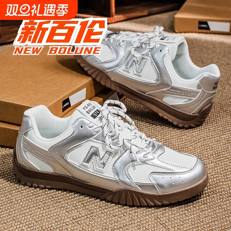 NEW BOLUNE/新百伦情侣时尚潮流赛车鞋透气舒适德训鞋低帮