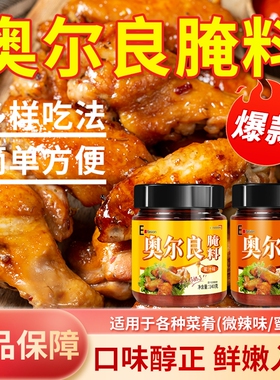 新奥尔良烤翅腌料家用腌制料140克炸鸡烤肉烤鸡翅粉烧烤料调料