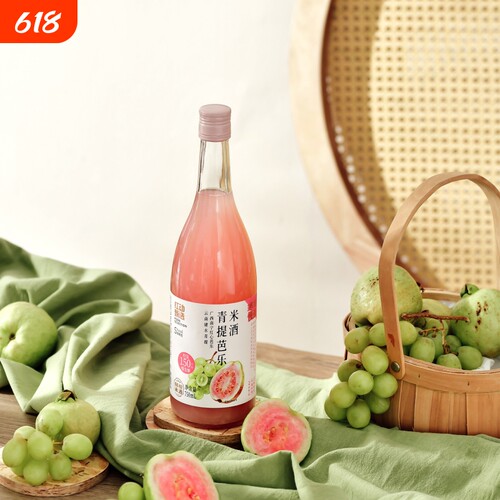 【青提芭乐米酒】红动甄选米酒5度750ml 低度糯米酒低温慢发酵