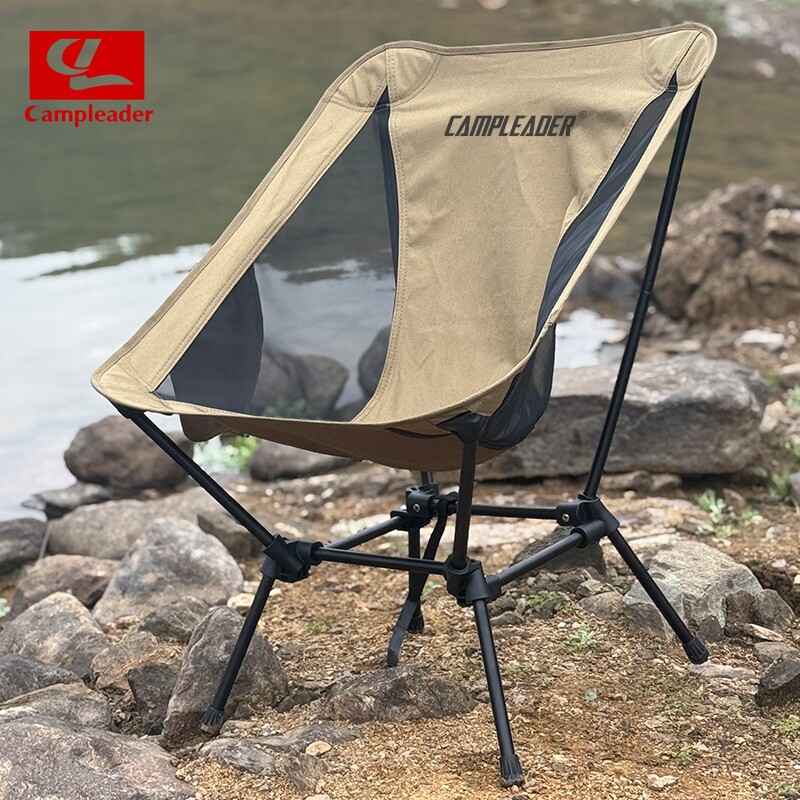 户外摩旅折叠椅子露营便携沙滩钓鱼椅透气折叠凳野营四方椅月亮椅