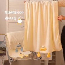 可爱浴巾女新款可穿可裹洗澡比纯棉吸水速干大人裹巾毛巾不掉毛