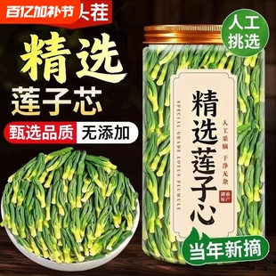 特级莲子心茶新货野生莲子芯养生茶莲心去火清心芯绿茶新鲜泡水喝