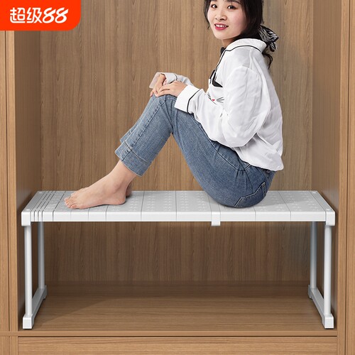 分层分层置物架衣柜全覆盖隔板