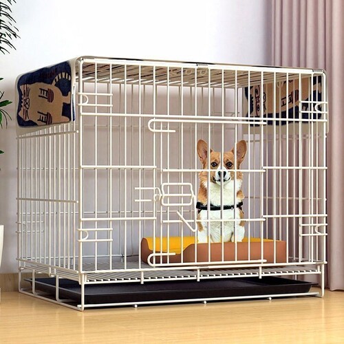 泰迪小型犬专用金属折叠狗笼｜