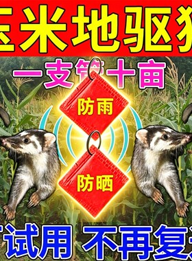 驱獾子神器玉米地果园驱獾香精包野猪驱赶剂吓兔鸟松鼠黄狼专用药
