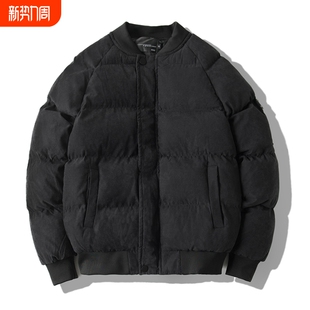 棉衣男潮牌羽绒棉服棒球领厚棉袄胖子面包服男装 户外2025冬季 新款