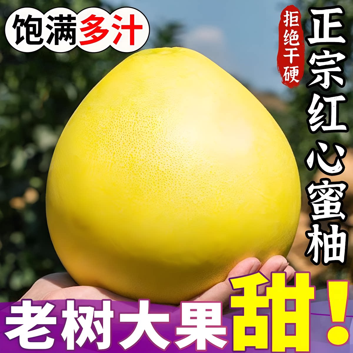 现摘三红红心柚子蜜柚新鲜福建平和琯溪5/9斤当季整箱甜直发正宗