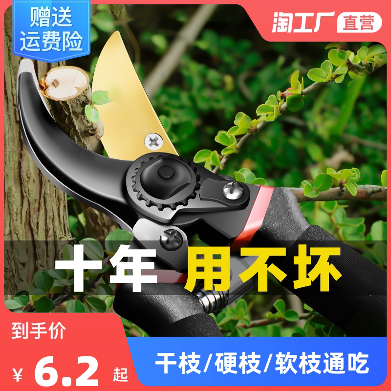 园艺剪刀果树剪修枝修树枝专用花艺枝剪子剪枝园林工具花剪修枝剪_虎窝淘
