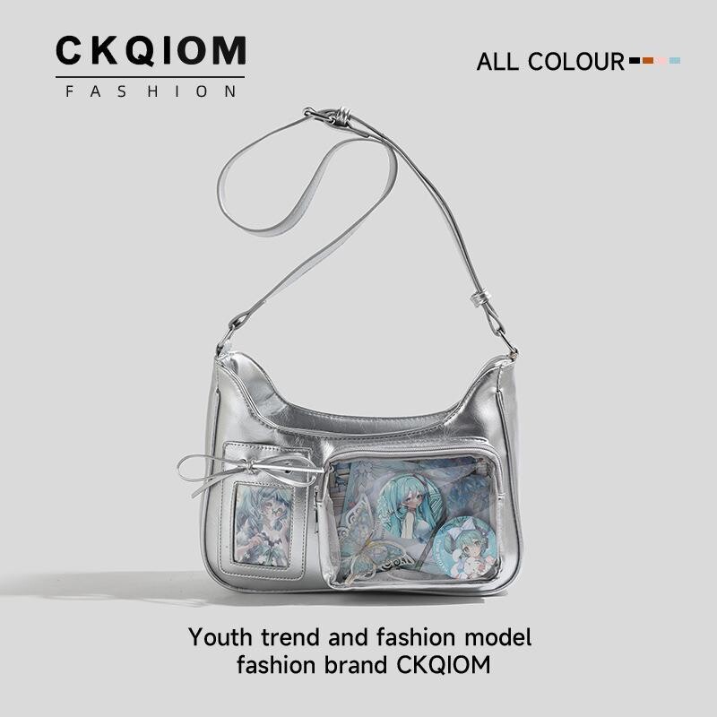 日系小卡版痛包2025新款二次元设计小食量单肩斜挎包背包防水