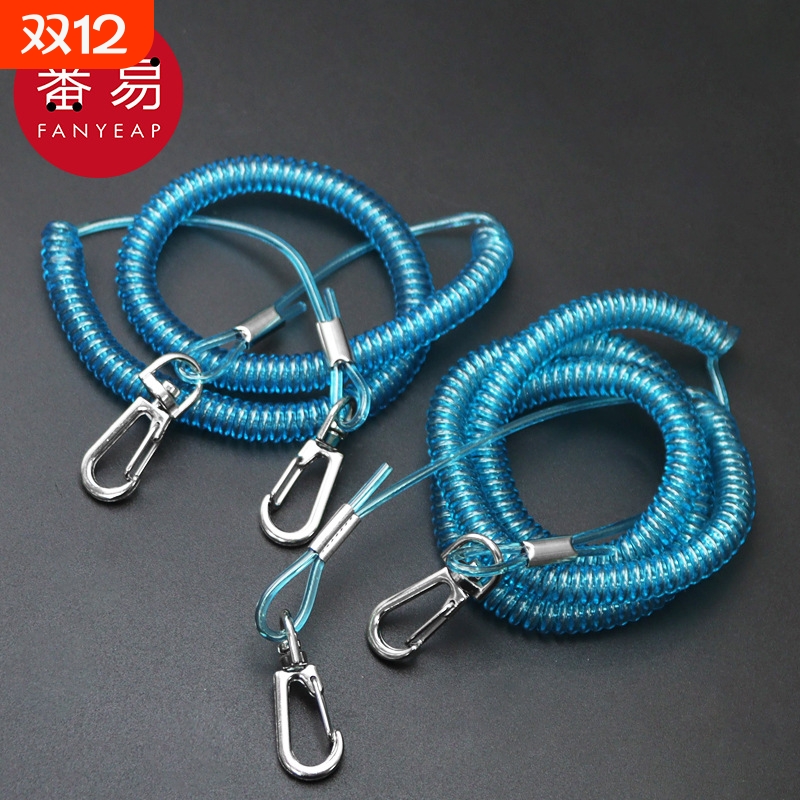 鱼竿失手绳A1pf0-伸缩自动护竿放杆绳溜鱼钓鱼用品垂钓装备鱼具