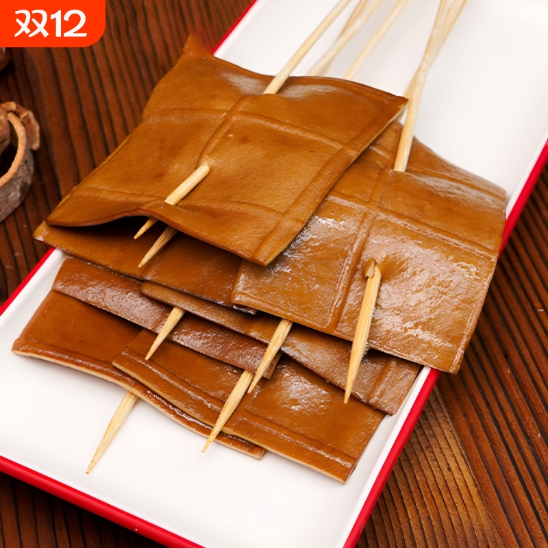 四川豆腐干重庆烧烤专用豆干豆腐皮商用卤味五香火锅食材烤豆干