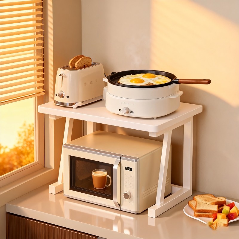 微波炉置物架厨房多功能台面烤箱架子家用一体多层电饭锅收纳支架,厨房/烹饪用具,微波炉置物架,淘宝优惠券,粉丝福利购,淘宝优惠卷