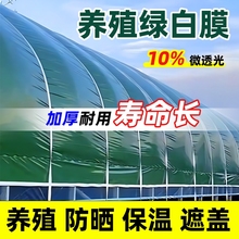 黑白膜养殖防晒加厚大棚专用膜防晒隔热绿白膜食用菌家禽养殖防渗