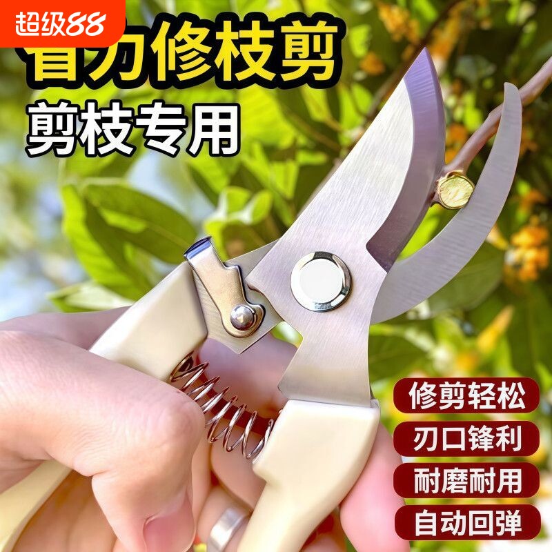 园艺剪树剪子果树剪耐用强力多功能修枝剪花枝剪刀花木修枝剪采摘图片