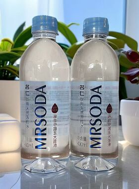 名仁饮用天然苏打水400ml*6瓶源自五大连池瓶装