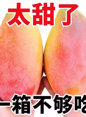 正宗广西贵妃芒新鲜现摘树上熟当季孕妇水果红金龙青芒甜心芒大果
