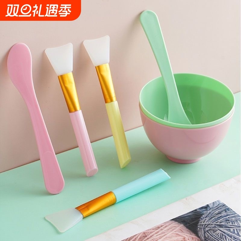 美容院用面膜勺面膜碗分装美妆搅拌diy美容化妆用具塑料碗调合碗
