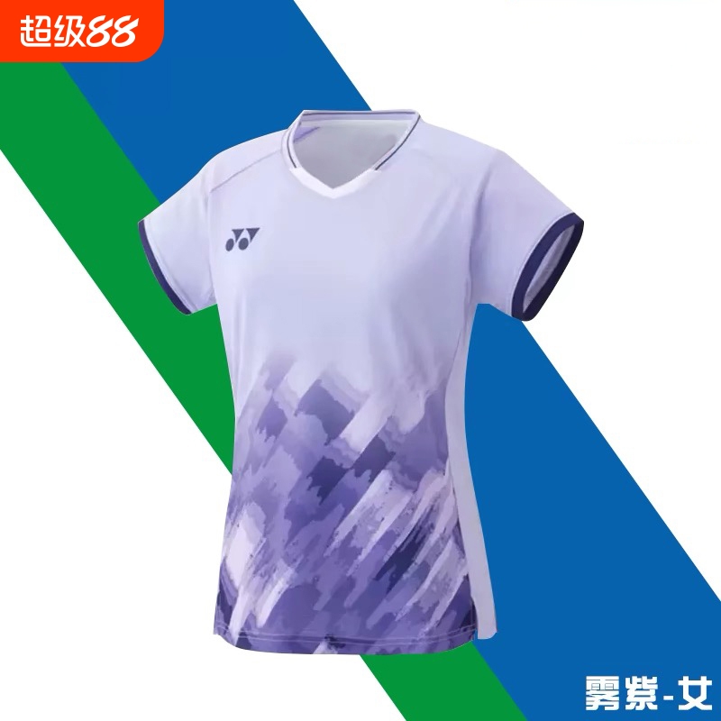 2025新款羽毛球服yy国家队大赛服男女款短袖运动套装训练比赛速干
