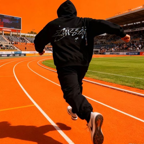 2025年新款潮牌stussy卫衣女拉链外套情侣毛圈斯图西卫衣宽松男