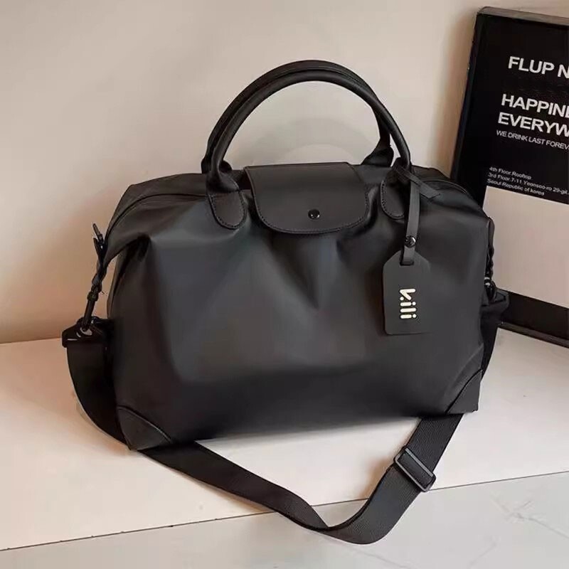 金玉鸟大容量短途旅行包女手提时尚轻便出差行李包运动健身包拉杆