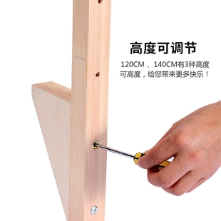 实木高跷幼儿园木质长柄儿童踩高跷高跷脚架实木高跷民间传统高跷