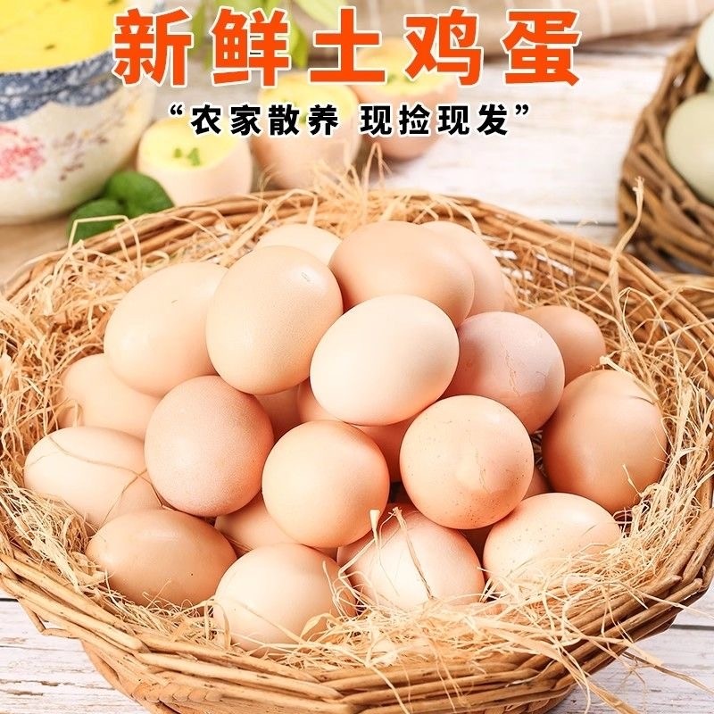 农家散养土鸡蛋新鲜现捡正宗笨鸡蛋营养健康鲜鸡蛋柴鸡蛋谷物喂养,水产肉类/新鲜蔬果/熟食,鸡蛋,淘宝优惠券,粉丝福利购,淘宝优惠卷