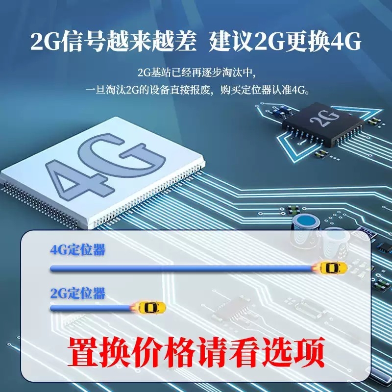 2G换4Ggps定位器汽车货车摩托接线卫星无线强磁车载定位防盗追踪