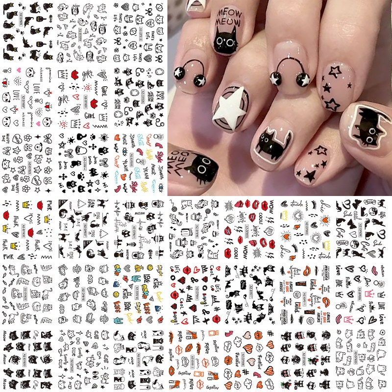 卡通可爱宠物贴纸30张背胶随心贴