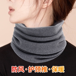 假领子 护颈椎保暖脖套头围脖女学生骑行防风韩版 德绒百搭冬季 新款