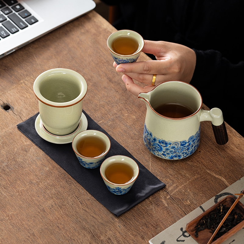 2025新款旅行茶具套装便携式户外露营泡茶喝茶装备随行快客杯精致