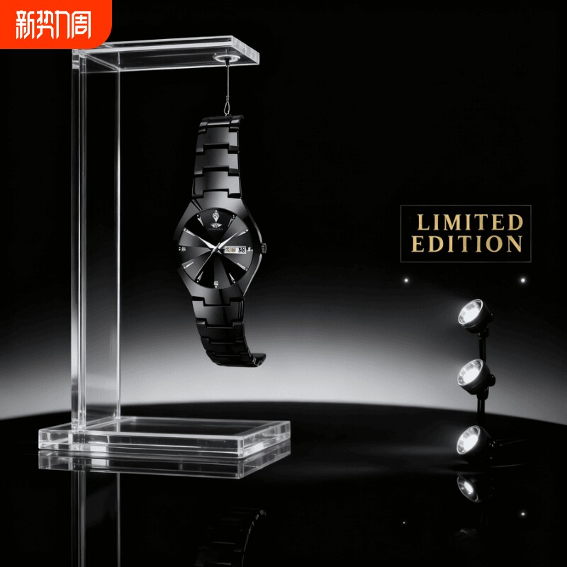 名牌男士手表正品官方旗舰瑞士非机械手表男款2024新款防水石英表