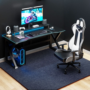 电竞地毯办公室书房椅子地垫木地板保护垫房卧室隔音垫子防滑静音