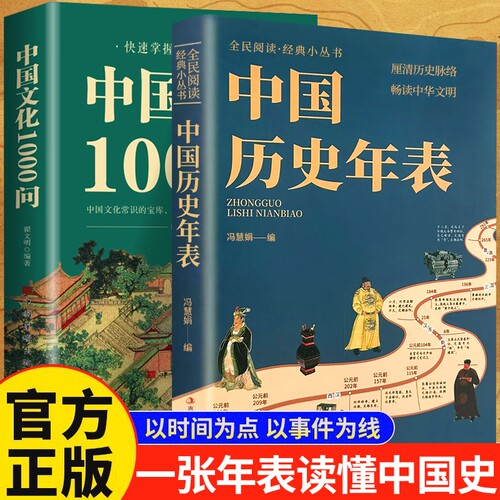 【抖音同款】中国历史年表 正版中国历史年表全民阅读经典书历史读物常识传统文化丛书厘清历史脉络畅读中华文明书籍畅销书排行榜