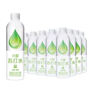 依能苏打水青柠西柚味500ml无糖加锌水弱碱性饮用水饮料