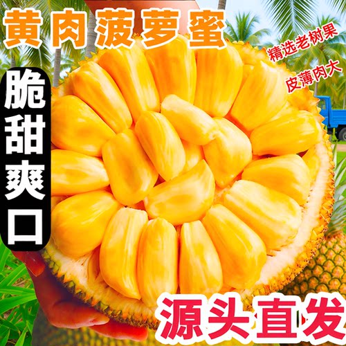 海南黄肉菠萝蜜一整个孕妇新鲜水果当季干苞脆甜波罗蜜热带黄金