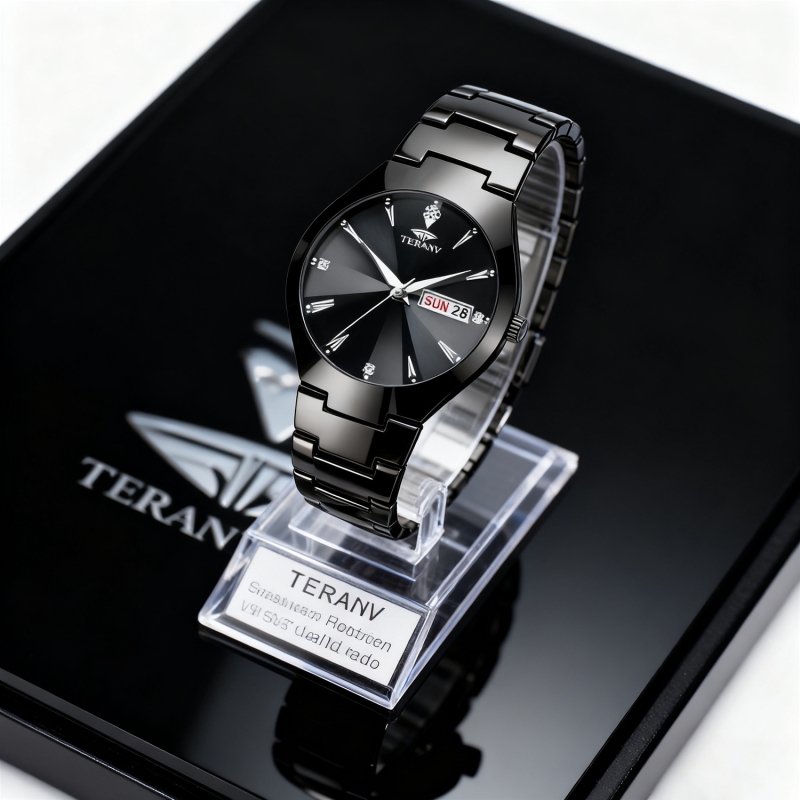 手表男全自动非机械表钢带男款商务防水石英腕表正品名牌镂空男士