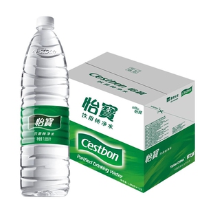 怡宝纯净水饮用水1555ml*12瓶整箱1.5升大瓶装水包邮非矿泉水