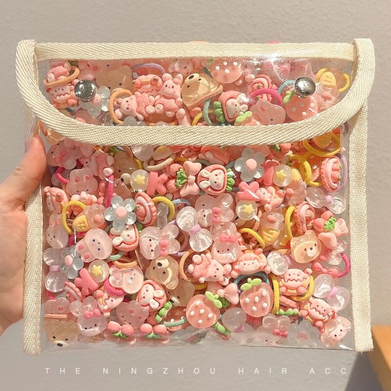 彩色可爱小糖豆星星发圈儿童头饰小号皮筋宝宝发绳婴儿头绳女发饰