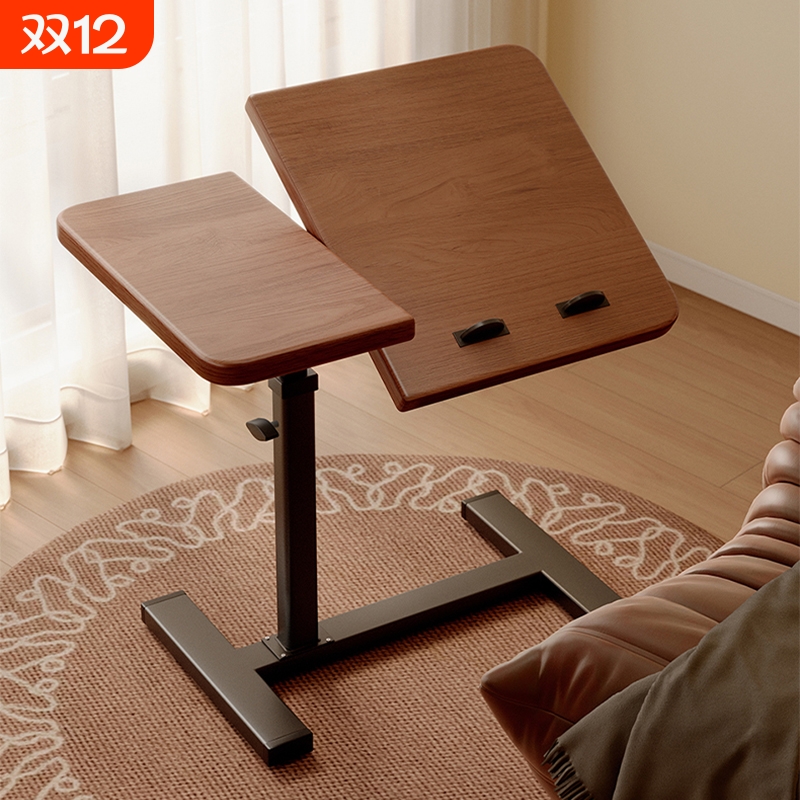 床边桌可移动升降折叠桌子卧室宿舍窄夹缝小型电脑桌懒人简易书桌