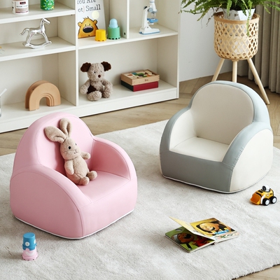 儿童小沙发婴儿可爱轻奢男女孩宝宝座椅阅读角久坐安全感奶油电动