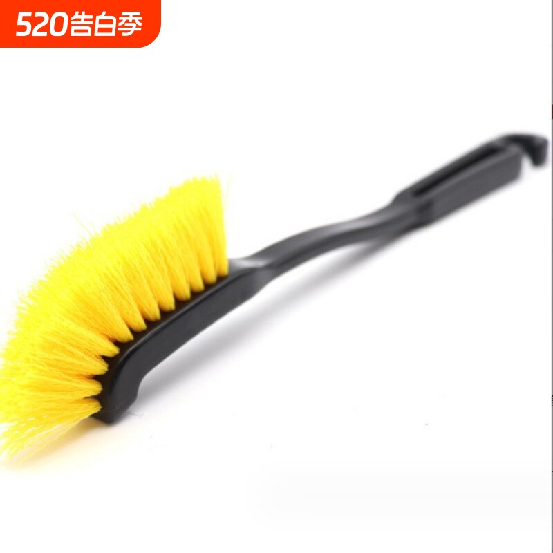 汽车轮毂刷轮胎刷子硬毛软毛钢圈缝隙去污清洁刷清洗车用多功能