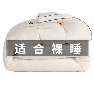 冬季羊羔绒被子冬被加厚保暖空调被芯冬天棉被褥春秋被褥四季通用