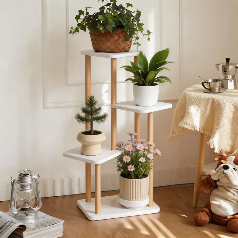 室内花架客厅绿萝层架花盆置物架阳台花盆架托架简约多层花架子