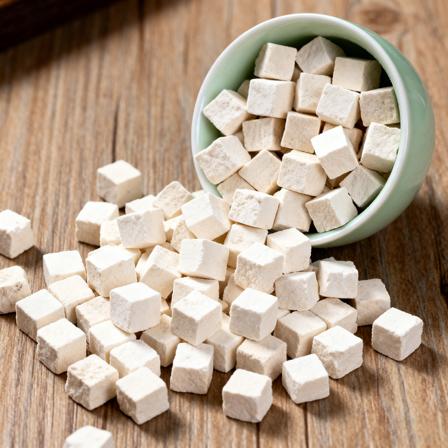 茯苓白伏苓粉白茯苓丁芡实土茯苓块茯苓块净重特色干货及养生干料