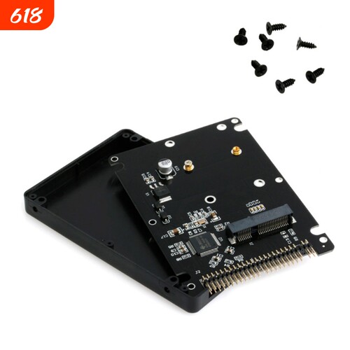 MSATA SSD固态硬盘转2.5寸44针 IDE并口 MSATA转IDE 转接盒/板/口