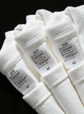 新疆棉500g重磅纯棉短袖t恤白色宽松打底衫大码内搭加厚男女高级