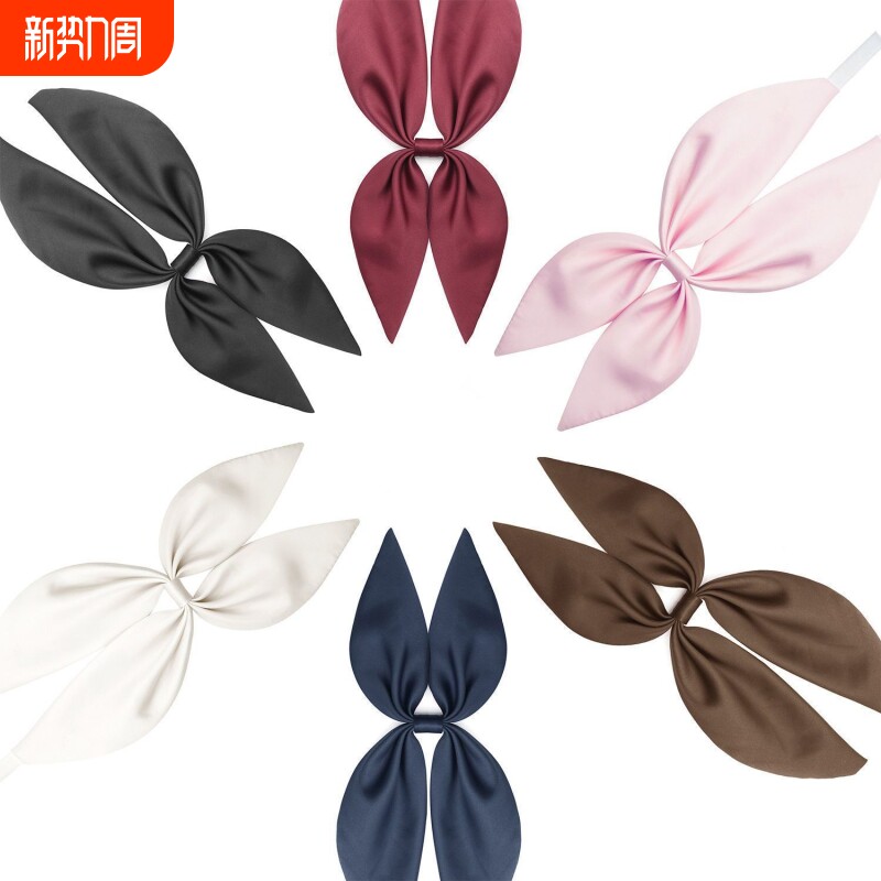 日系纯色金鱼草结免打金鱼结jk三角巾关西襟水手服领结专用蝴蝶