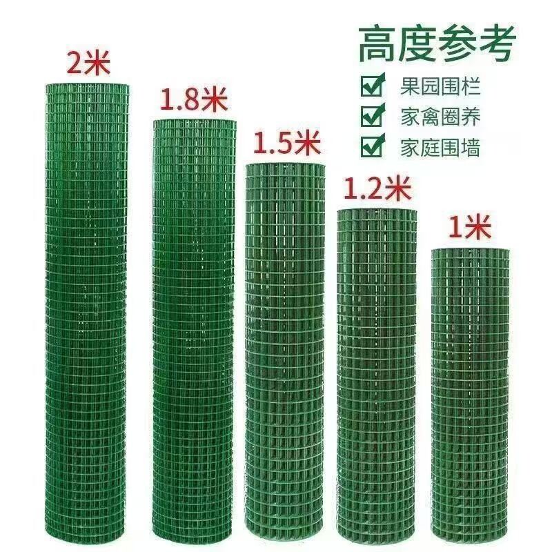 绿网格电焊网铁丝网围栏养殖网养鸡网荷兰网钢丝网防护网防鼠菜园